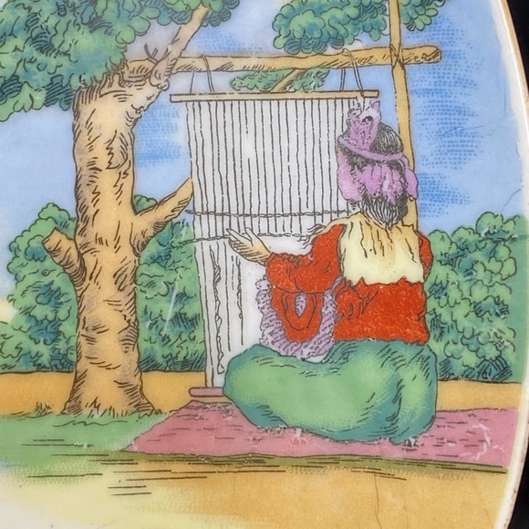 Vintage, 8.25” New Mexico Souvenir State China Hanging Plate - Picture 8 of 16